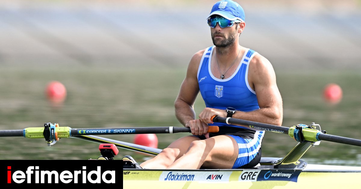 Greek rower Stefanos Ntouskos wins World Championship Gold