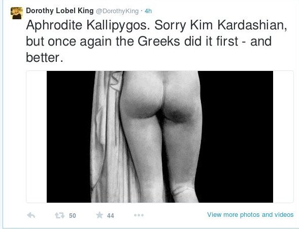 Το «ελληνικό» μήνυμα της Ντόροθι Κινγκ στην Καρντάσιαν: Συγγνώμη, Κιμ, οι Ελληνες το έκαναν καλύτερα [εικόνα] | iefimerida.gr 0