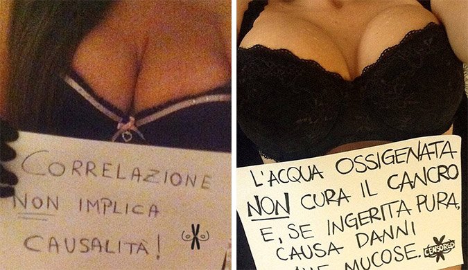 Γυμνές για την επιστήμη: Οι Ιταλίδες τα πετάνε και μας μορφώνουν [εικόνες] | iefimerida.gr 3