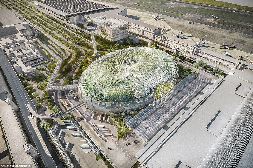 Το αεροδρόμιο της Σιγκαπούρης περνάει σε άλλη διάσταση: Γίνεται το «κόσμημα» των αερολιμένων [εικόνες] | iefimerida.gr 1