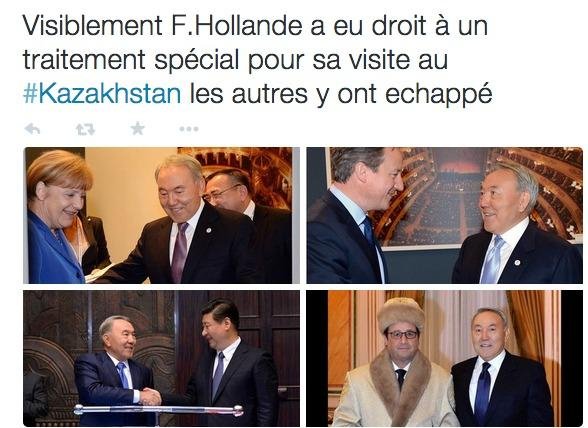Γελάει η Γαλλία με την εμφάνιση του Ολάντ στο Καζακστάν [εικόνες] | iefimerida.gr 1