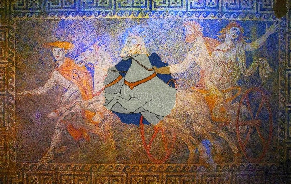 Μαγεία -Ετσι θα μοιάζει το ψηφιδωτό της Αμφίπολης όταν τοποθετηθούν οι ψηφίδες που λείπουν [εικόνες] | iefimerida.gr 0