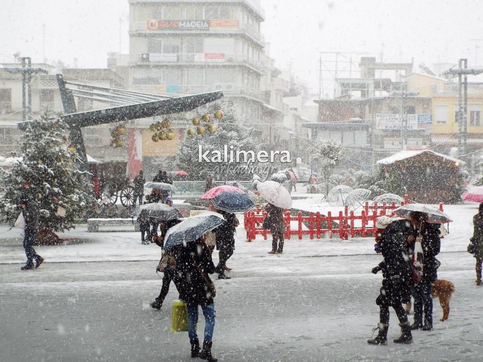 Στα άσπρα ντύθηκε και η Τρίπολη- Αποκλεισμένα χωριά στην επαρχία Γορτυνίας [εικόνες] | iefimerida.gr 3