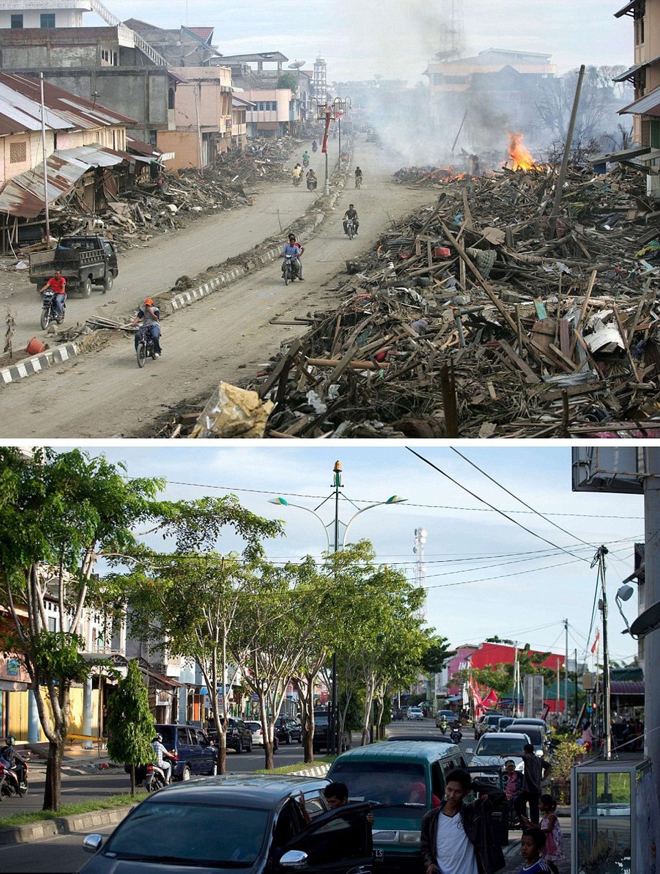 Η Ινδονησία 10 χρόνια μετά το φονικό τσουνάμι: Η περιοχή αναγεννήθηκε από τις στάχτες της -Το τότε και το τώρα [εικόνες] | iefimerida.gr 5