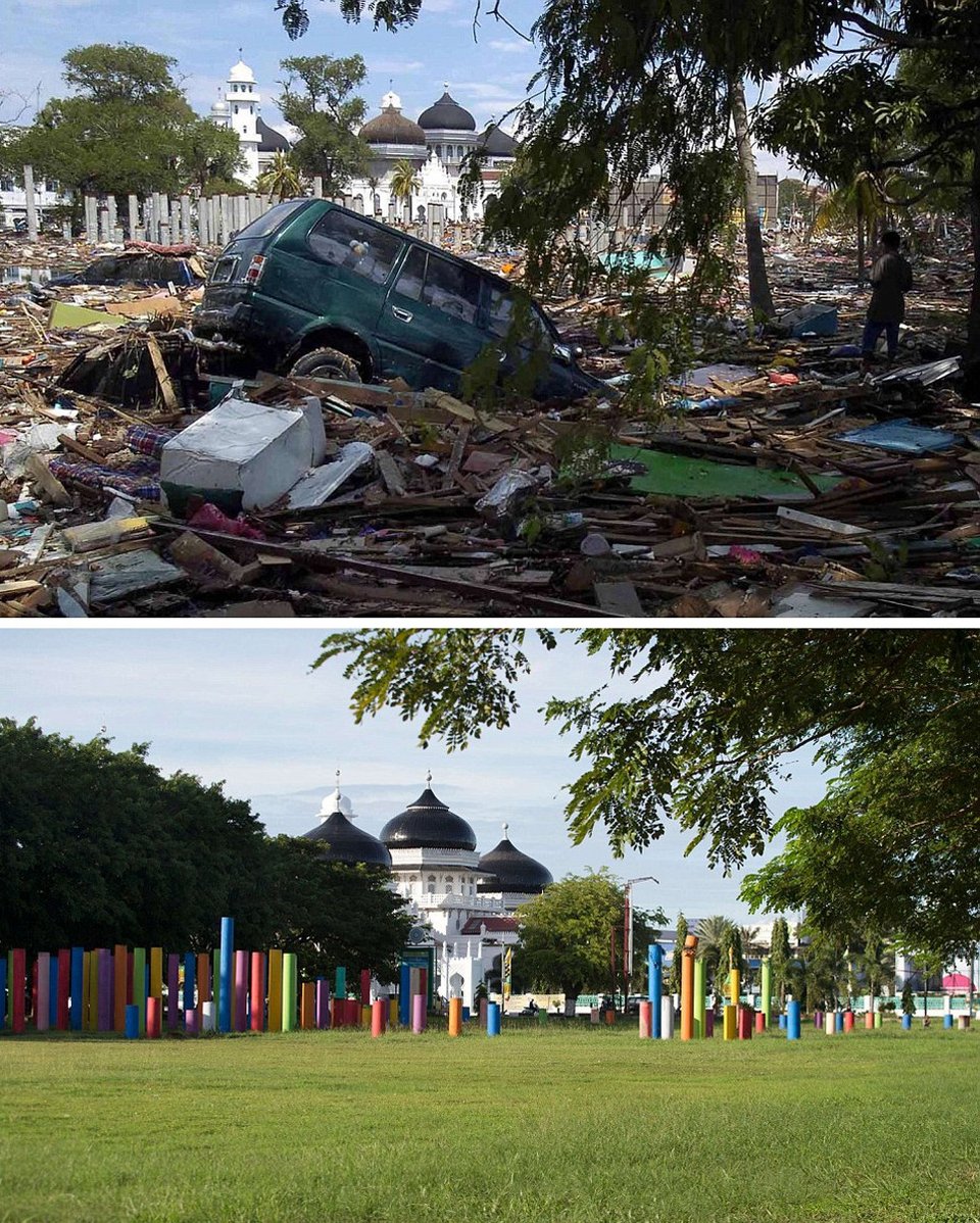 Η Ινδονησία 10 χρόνια μετά το φονικό τσουνάμι: Η περιοχή αναγεννήθηκε από τις στάχτες της -Το τότε και το τώρα [εικόνες] | iefimerida.gr 7
