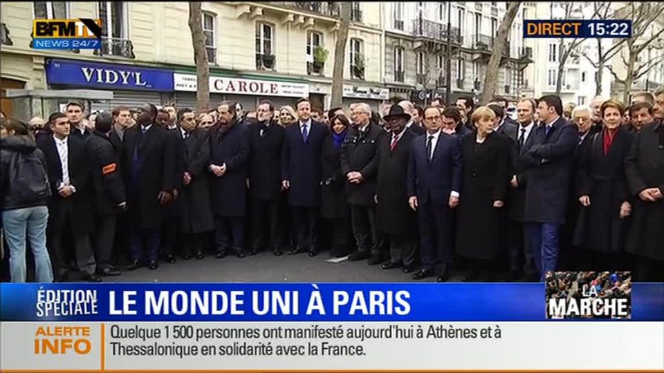 To Παρίσι πρωτεύουσα του κόσμου: Η σιωπηλή πορεία -#Je suis Charlie [εικόνες] | iefimerida.gr 6
