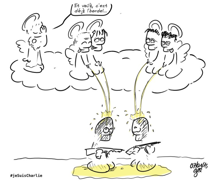 Το εκπληκτικό σκίτσο για την φρικτή επίθεση στο Παρίσι που έγινε viral [εικόνα] | iefimerida.gr 6