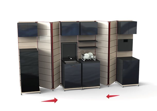 16 πολυμορφικά, αλλά ντιζαϊνάτα έπιπλα -Η πολυθρόνα-βιβλιοθήκη, ο καναπές-κουκέτα, η πτυσσόμενη κουζίνα [εικόνες] | iefimerida.gr 12