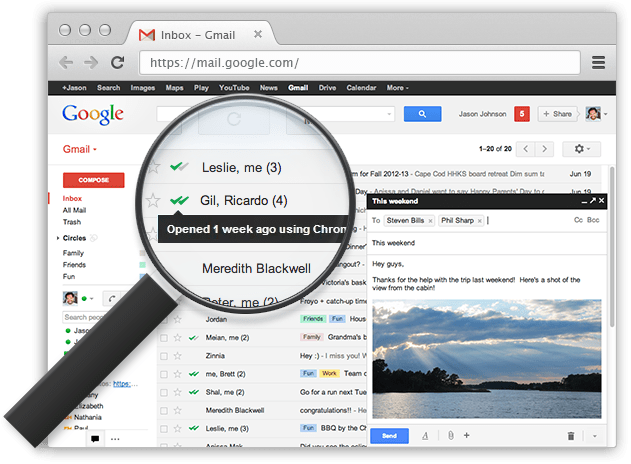 Πέντε εργαλεία που θα σας κάνουν νίντζα του Gmail -H εφαρμογή που σας ειδοποιεί πότε ο παραλήπτης διάβασε το mail σας και άλλα [εικόνες] | iefimerida.gr 3