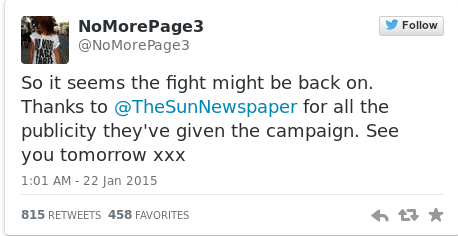 «The Sun»: Ξανάβαλε γυμνόστηθη στη σελίδα 3 [εικόνες] | iefimerida.gr 3