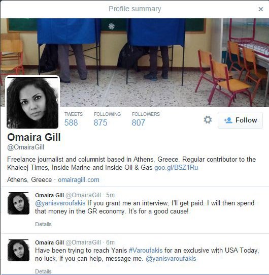 Omaira Gill, η καλλονή δημοσιογράφος που εκπλιπαρεί τον Βαρουφάκη να της δώσει συνέντευξη [εικόνες] | iefimerida.gr 2