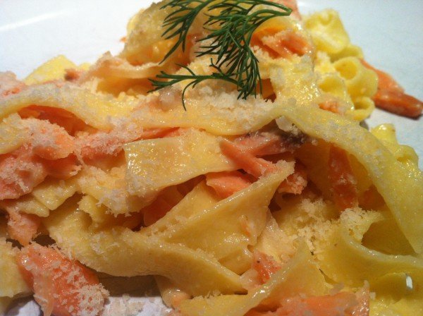 Ταλιατέλες με σολωμό καπνιστό, πολύ γευστικές   | iefimerida.gr 0