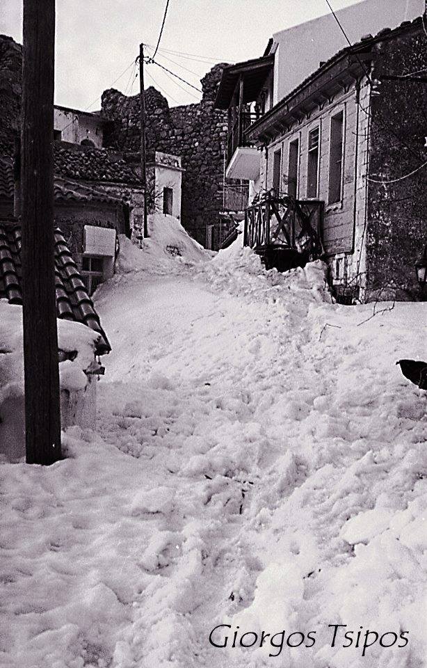Στα λευκά η Σαμοθράκη: Το χιόνι σκέπασε τις πόρτες των σπιτιών [εικόνες & βίντεο] | iefimerida.gr 15