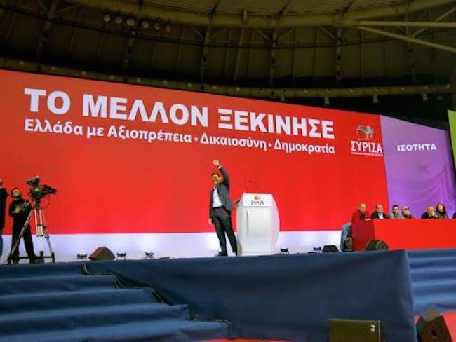  Η γκάφα του ΣΥΡΙΖΑ: Αποσύρει το κεντρικό σύνθημα γιατί ανήκει στον Σημίτη [εικόνες & βίντεο] | iefimerida.gr 1