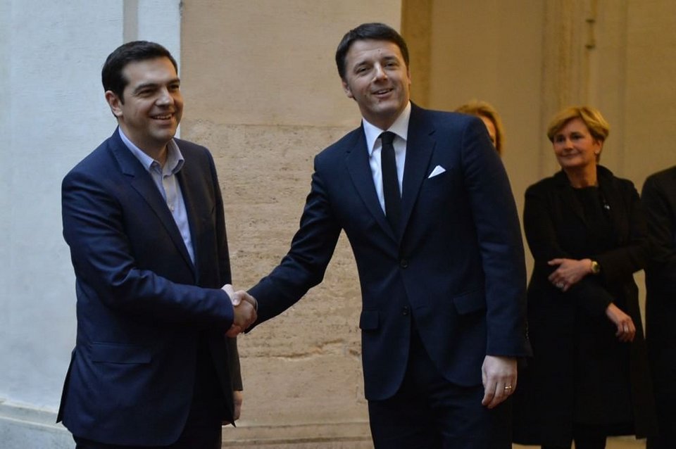 Στη Ρώμη ο Αλέξης Τσίπρας - Η υποδοχή του Ματέο Ρέντσι [εικόνες & βίντεο] | iefimerida.gr 6