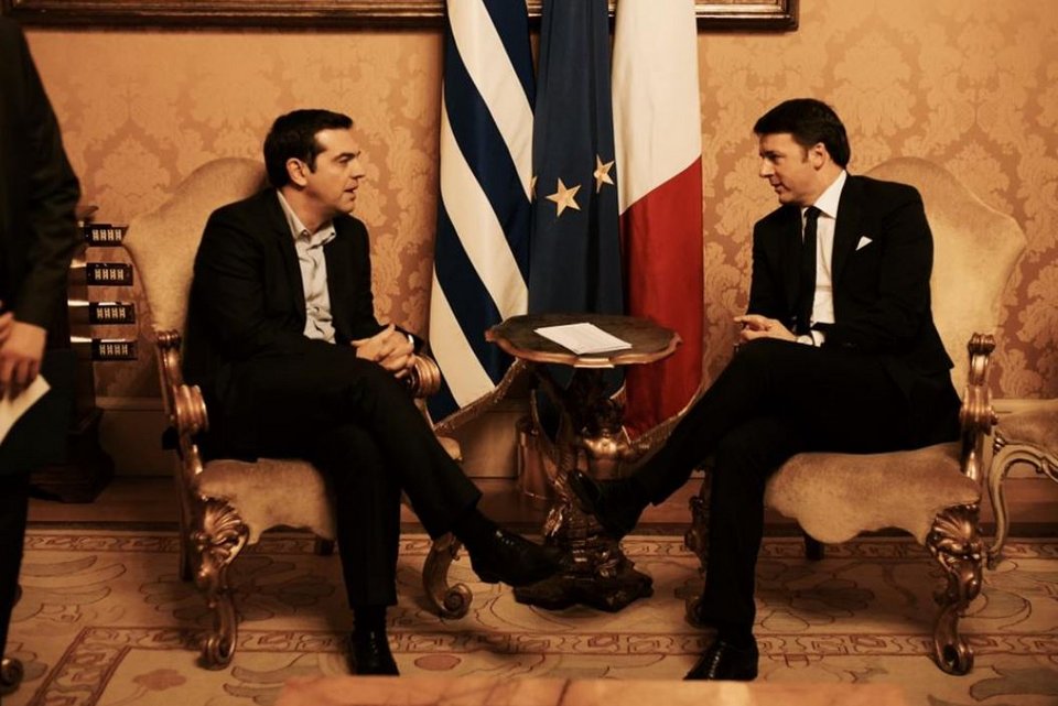 Στη Ρώμη ο Αλέξης Τσίπρας - Η υποδοχή του Ματέο Ρέντσι [εικόνες & βίντεο] | iefimerida.gr 2