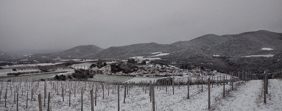 Πυκνό χιόνι κάλυψε τον τύμβο Καστά στην Αμφίπολη [εικόνες] | iefimerida.gr 1