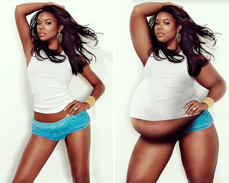 Πώς θα ήταν οι όμορφες σταρ με παραπανίσια κιλά [εικόνες] | iefimerida.gr 7