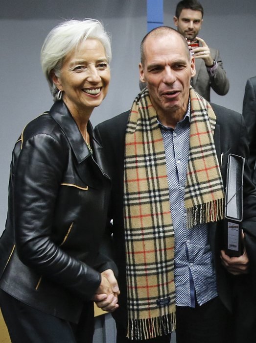 H Λαγκάρντ φόρεσε δερμάτινο για να αρέσει στον Βαρουφάκη [εικόνες] | iefimerida.gr 0