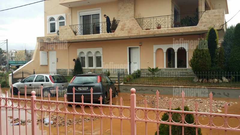 Θάφτηκε κάτω από τη λάσπη η Μάνδρα -Πάνω από 30 αυτοκίνητα καταστράφηκαν από τις πλημμύρες  [εικόνες] | iefimerida.gr 4