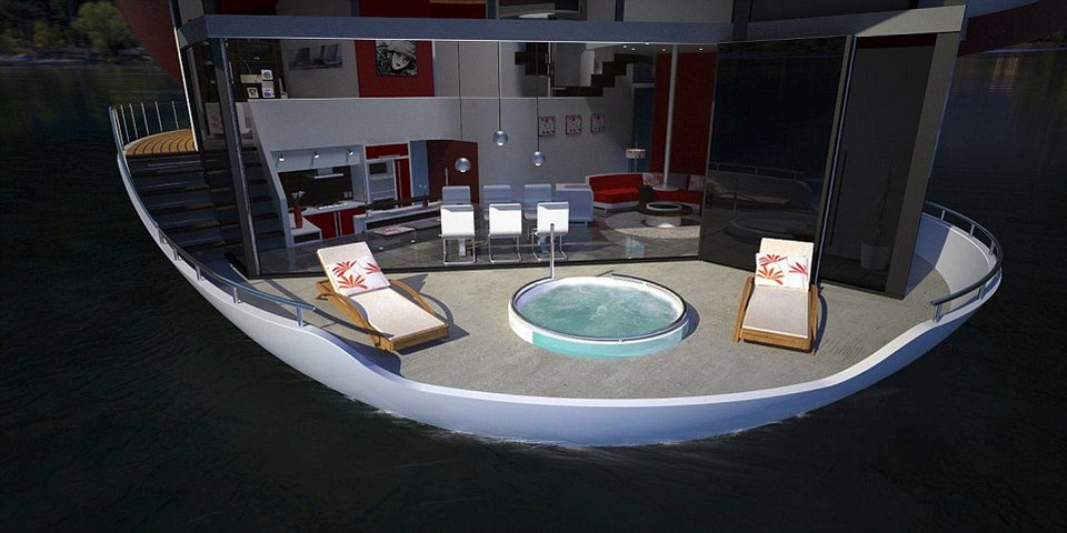 Το σπίτι αβγό - Μια πλωτή βίλα με υποβρύχιο δωμάτιο [εικόνες] | iefimerida.gr 7