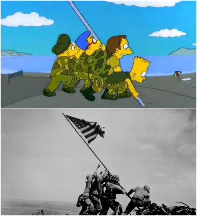 Οι Simpsons σατιρίζουν την Ιστορία – 15 θρυλικές φωτογραφίες που έγιναν σκηνές της σειράς [εικόνες[ | iefimerida.gr 11