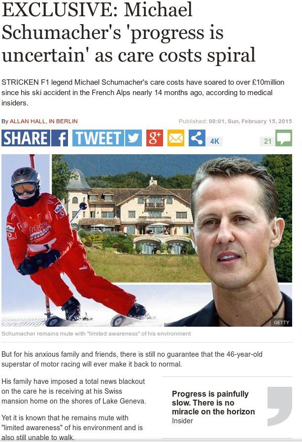 Συγκλονιστικές αποκαλύψεις για την κατάσταση του Μίκαελ Σουμάχερ σήμερα [εικόνες & βίντεο] | iefimerida.gr 3