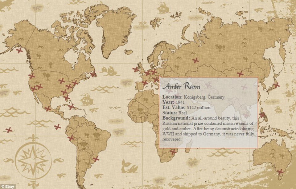 Πού είναι θαμμένοι οι χαμένοι θησαυροί του κόσμου -Τα 35 πιθανά σημεία [εικόνες] | iefimerida.gr 0