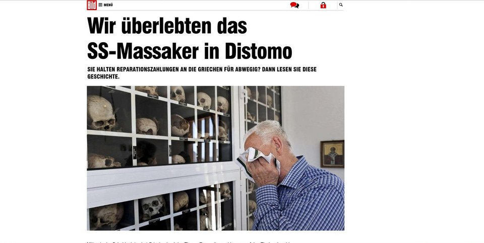 Η Bild κάνει τώρα αφιέρωμα για τη σφαγή στο Δίστομο: «Υπάρχει ηθική υποχρέωση;» [εικόνα] | iefimerida.gr 0