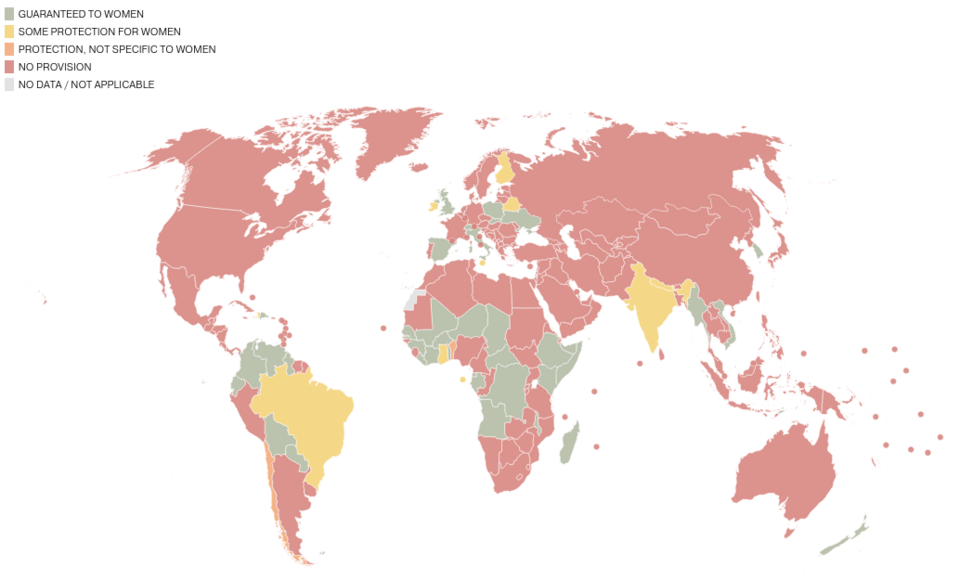 Η παγκόσμια ισότητα των φύλων σε 5 χάρτες: Ποιες χώρες ζουν ακόμα στο Μεσαίωνα [εικόνες] | iefimerida.gr 4