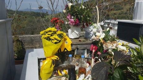 Λουλούδια και μια φανέλα από την ΑΕΚ στον τάφο του Βαγγέλη Γιακουμάκη [εικόνες] | iefimerida.gr 0