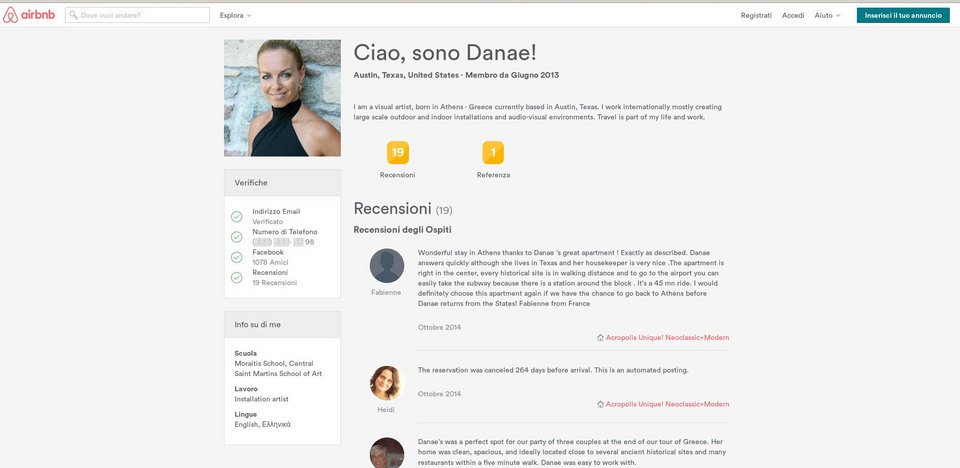 H Airbnb για τα σπίτια της Δανάης Στράτου που τα νοίκιαζε χωρίς σήμα του ΕΟΤ: Οφείλει να τηρεί τον νόμο | iefimerida.gr 0