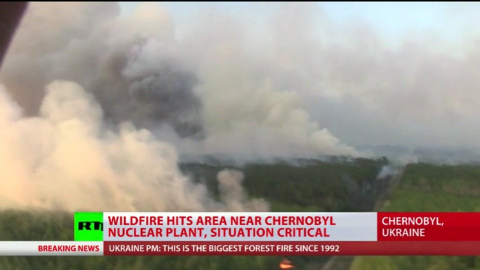 Νέα καταστροφή στο Τσέρνομπιλ: Πυρκαγιά απελευθερώνει ραδιενέργεια στην περιοχή [εικόνες & βίντεο] | iefimerida.gr 1