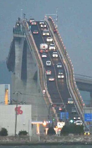 Γέφυρα που δημιουργεί εφιάλτες στους οδηγούς με την κλίση της [εικόνες] | iefimerida.gr 2