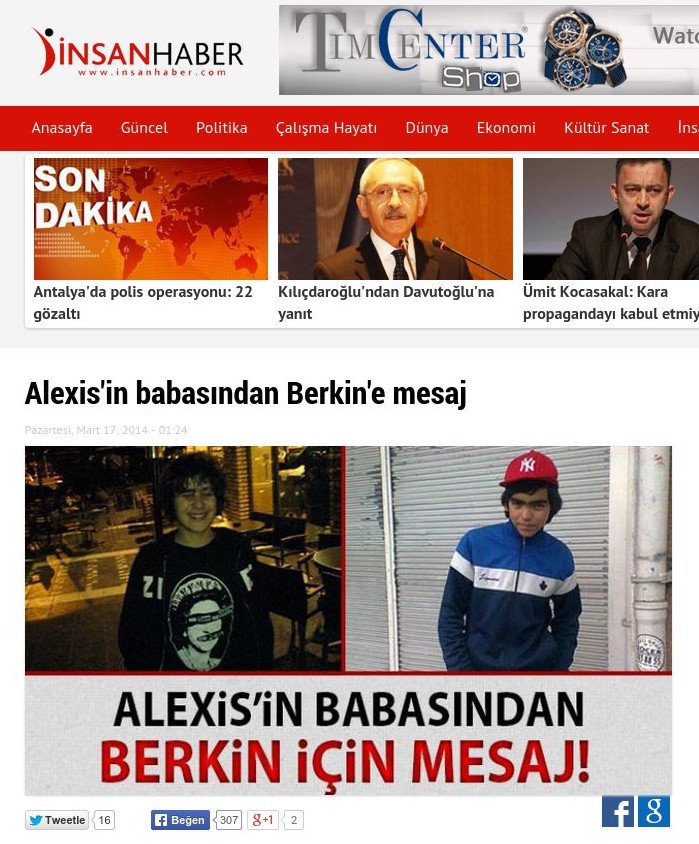 Μπερκίν Ελβάν: Ο 15χρονος νεκρός για τον οποίο έγινε χθες το μακελειό στην Τουρκία -Η σύνδεσή του με τον Γρηγορόπουλο [εικόνες] | iefimerida.gr 9