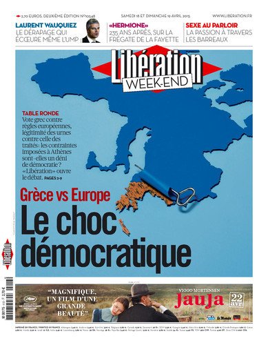 Liberation: Ελλάδα εναντίον Ευρώπης -Το δημοκρατικό σοκ | iefimerida.gr 0