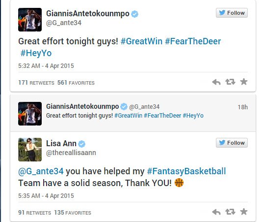 To tweet διάσημης πορνοστάρ προς τον Γιάννη Αντετοκούνμπο [εικόνες] | iefimerida.gr 0