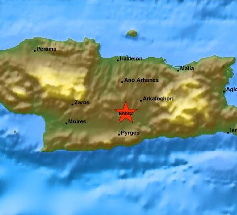 Κουνήθηκε η Κρήτη: Σεισμός 3,9 Ρίχτερ στο Ηράκλειο [εικόνες] | iefimerida.gr 0