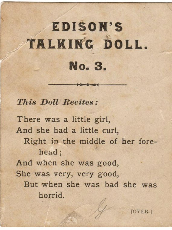 Ακούστε τις τρομακτικές κούκλες του Τόμας Εντισον: Ερευνητές κατάφεραν να αναπαραγάγουν τη φωνή τους [ηχητικό] | iefimerida.gr 3