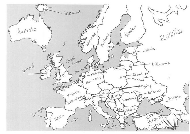 Ζήτησαν από τους Αυστραλούς να φτιάξουν τον χάρτη της Ευρώπης: Η Τουρκία έγινε Ελλάδα και η Ρωσία... βότκα [εικόνες] | iefimerida.gr 2