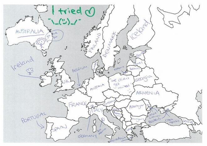 Ζήτησαν από τους Αυστραλούς να φτιάξουν τον χάρτη της Ευρώπης: Η Τουρκία έγινε Ελλάδα και η Ρωσία... βότκα [εικόνες] | iefimerida.gr 0