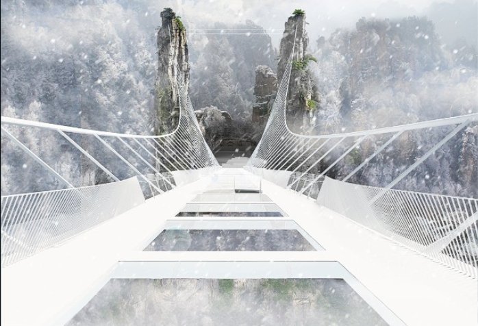 Η απίθανη «γυάλινη» γέφυρα της Κίνας πάνω από φαράγγι -Κόβει την ανάσα [εικόνες] | iefimerida.gr 2