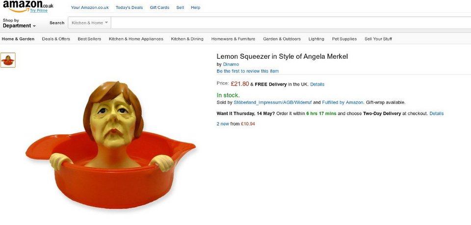 Η Μέρκελ έγινε λεμονοστύφτης και πωλείται στο internet [εικόνες] | iefimerida.gr 3