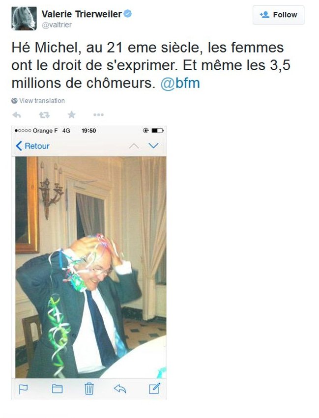 Ξέσπασε πόλεμος Τριελβελέρ-Σαπέν: Μια φωτογραφία «δηλητήριο» από την πρώην πρώτη κυρία [εικόνα] | iefimerida.gr 0