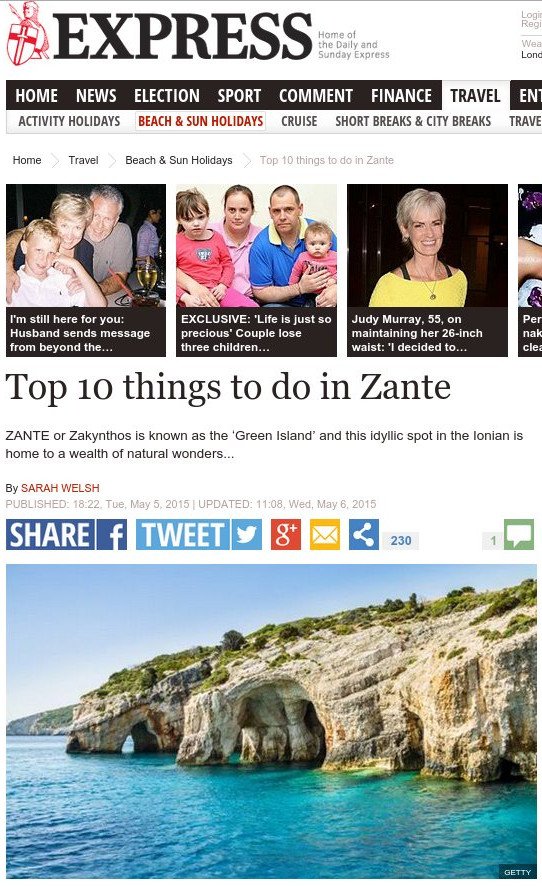 Ο δεκάλογος ενός τουρίστα στη Ζάκυνθο από την Express: Πού να πάει, τι να κάνει, τι να δει [εικόνες] | iefimerida.gr 2