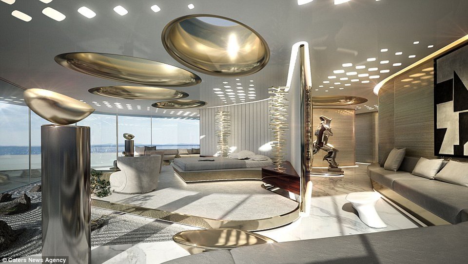 Χλιδή και πολυτέλεια στο πλωτό παλάτι του 1 δισ. ευρώ [εικόνες] | iefimerida.gr 4