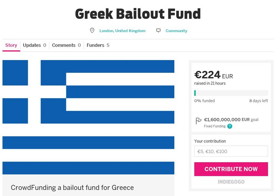 Βρετανός επιχειρηματίας βρήκε λύση για την Ελλάδα -Κάνει έρανο στο Διαδίκτυο για να μαζέψει 1,6 δισ. ευρώ | iefimerida.gr 0