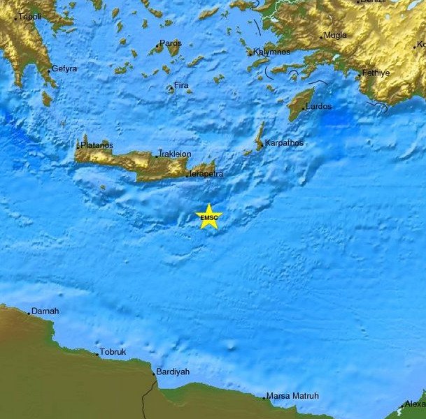 Σεισμός 4,5 Ρίχτερ ταρακούνησε την Κρήτη [εικόνες] | iefimerida.gr 0