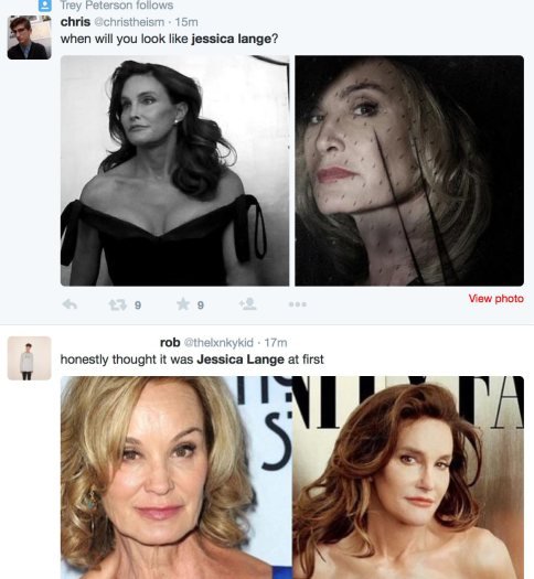 Τι απαντά η Τζέσικα Λανγκ σε όσους λένε ότι η Κέιτλιν Τζένερ... της μοιάζει [εικόνες] | iefimerida.gr 1