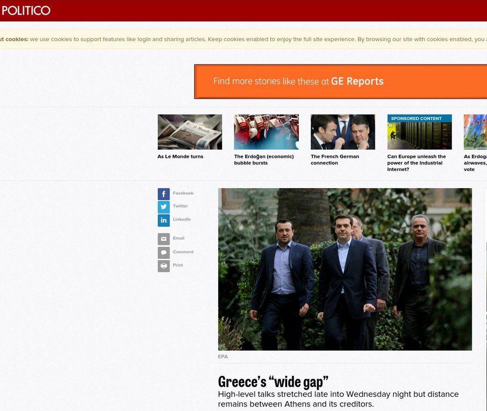 Ευρωπαίος αξιωματούχος: Πιθανότητες 50-50 να επιτευχθεί συμφωνία Ελλάδας και δανειστών | iefimerida.gr 0